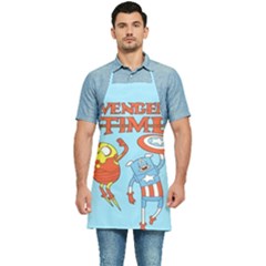 Adventure Time Avengers Age Of Ultron Kitchen Apron