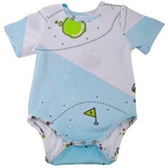 Astronaut Spaceship Baby Short Sleeve Bodysuit