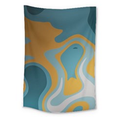 Cartoon, Elma, Corazones Large Tapestry