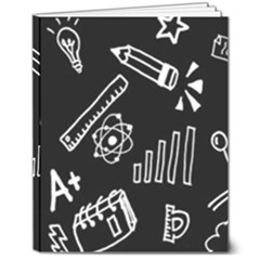 Knowledge Drawing Education Science 8  X 10  Hardcover Notebook