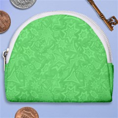 Green-2 Horseshoe Style Canvas Pouch