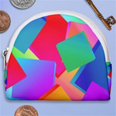 Colors, Color Horseshoe Style Canvas Pouch