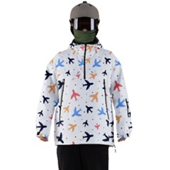 Airplane Pattern Plane Aircraft Fabric Style Simple Seamless Men s Ski And Snowboard Waterproof Breathable Jacket