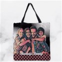 Personalized Comic Style City Lover Photo Grocery Tote Bag View1