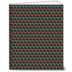 Geometric Pattern Design Line 8  X 10  Hardcover Notebook