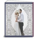 Personalized Photo Name Vintage Frame Wedding Hardcover Notebook 8  x 10  Hardcover Notebook View2
