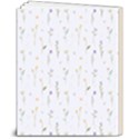Personalized Name Flower Hardcover Notebook 8  x 10  Hardcover Notebook View2
