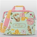 Personalized Floral Name MacBook Shoulder Laptop Bag MacBook Pro 15  Shoulder Laptop Bag View3