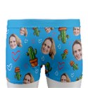 Personalized Photo Many Face Head Cactus Boxer Men s Boxer Briefs View4