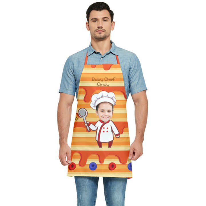 Personalized Pancake Photo Kitchen Apron Kitchen Apron