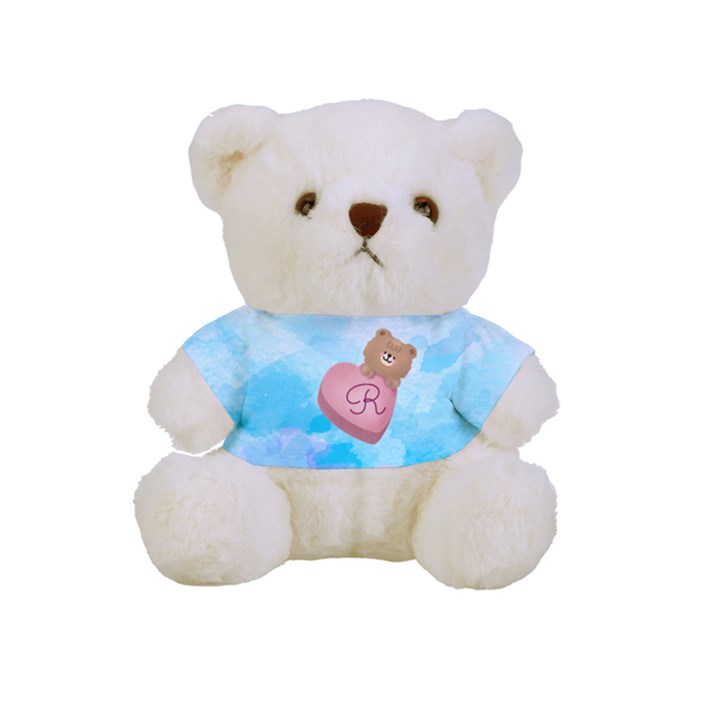 Personalized Bear Heart Name Full Print Cuddly Teddy Bear Full Print Cuddly Teddy Bear
