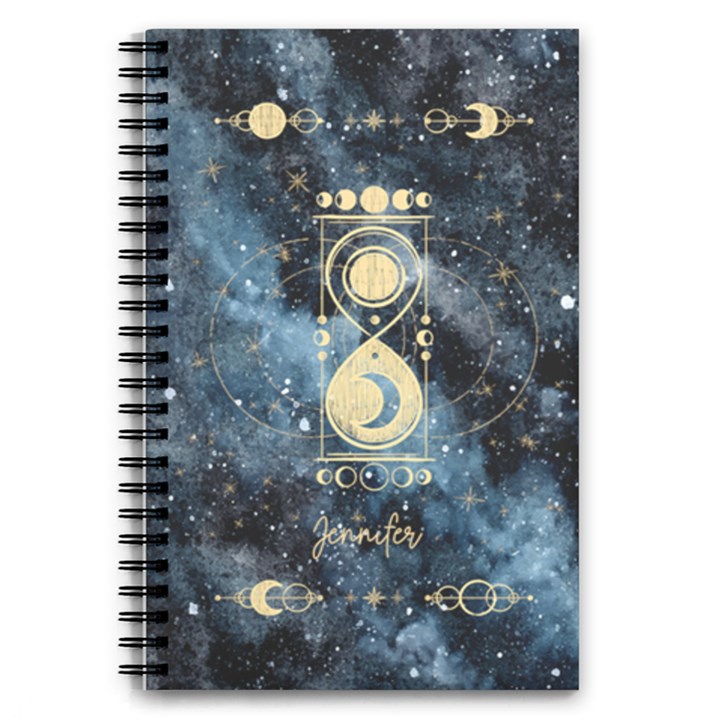 Personalized Name Tarot Style Notebook 5.5  x 8.5  Notebook