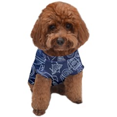 Internet Planet Drink Computer Dog T-shirt