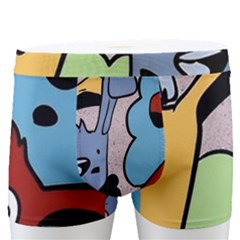 Graffiti Monster Street Theme Men s Boxer Briefs