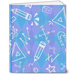 Background Abstract Texture Pattern 8  X 10  Hardcover Notebook