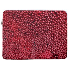 Drops Water Drop Trypophobia 17  Vertical Laptop Sleeve Case With Pocket