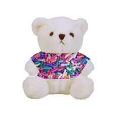 Colorful Candy Texture, Close-up Full Print Cuddly Teddy Bear