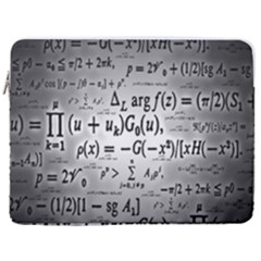 Math Formula 17  Vertical Laptop Sleeve Case With Pocket