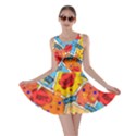 Personalized Name Comics Pop Style Pattern Dress Skater Dress View1