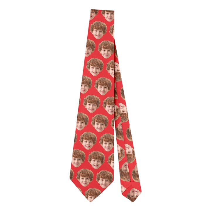 Personalized Photo Many Face Head Necktie Necktie (Two Side)