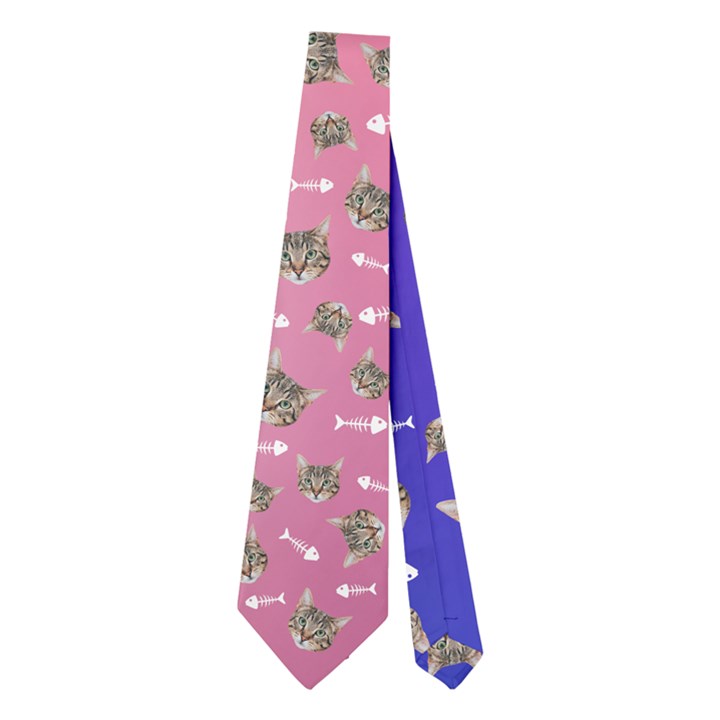 Personalized Photo Many Face Head Pet Necktie Necktie (Two Side)