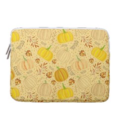 Pumpkins Autumn Fall Harvest 14  Vertical Laptop Sleeve Case With Pocket