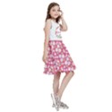 Personalized Name Flowers Pattern Kids  Skater Dress Kids  Skater Dress View3
