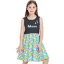 Personalized Name Candy Sweet Pattern Kids  Skater Dress Kids  Skater Dress View1