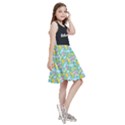 Personalized Name Candy Sweet Pattern Kids  Skater Dress Kids  Skater Dress View3