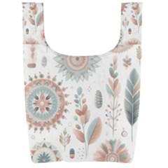 Pastel-boho-pattern Foldable Shopping Bag