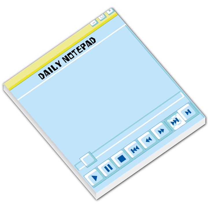 Personalized Name Any Text Website Y2K Style Small Memo Pads Small Memo Pads