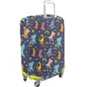 Personalized Name Any Text dinosaur illustration luggage cover Luggage Cover (Large) View2