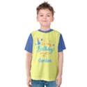 Personalized Name Any Text Birthday Text Kids  Cotton T-Shirt Kids  Cotton T-Shirt View1