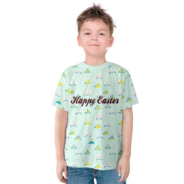 Personalized Name Any Text Easter Kids  Cotton T-Shirt Kids  Cotton T-Shirt