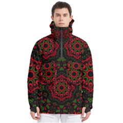 Purple, Blue And Pink Eyes Abstract Forms Geometric Men s Pullover Zip Ski And Snowboard Waterproof Breathable Jacket