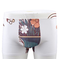 Flower Vase Nature Bloom Blossom Men s Boxer Briefs