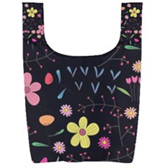 Foliage Pattern Beautiful Aesthetic Secret Garden Foldable Shopping Bag