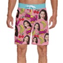 Personalized Photo Many Face Head OMG Oh My God Men s Beach Shorts View1