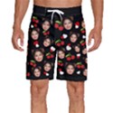 Personalized Photo Many Face Head Cherry Boxer Men s Beach Shorts View1