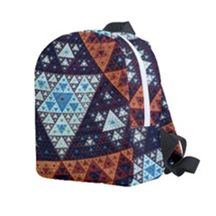 Fractal Triangle Geometric Abstract Pattern Kids  Age 2-4 Lightweight Preschool Backpack
