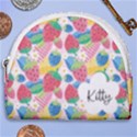 Personalized Strawberry Name Any Text Horseshoe Style Canvas Pouch View1