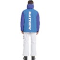 Personalized Mix Color Any Text Name Men s Pullover Zip Ski and Snowboard Waterproof Breathable Jacket View4