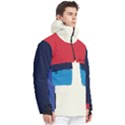 Personalized Mix Color Any Text Name Men s Pullover Zip Ski and Snowboard Waterproof Breathable Jacket View3