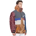 Custom Mix Color Any Text Name Men s Pullover Zip Ski and Snowboard Waterproof Breathable Jacket View3
