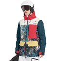 Custom Mix Color Any Text Name Men s Multi Pockets Zip Ski and Snowboard Waterproof Breathable Jacket View2