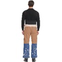 Custom Mix Color Logo Any Text Name Men s Side Zip Front Pouch Ski And Snowboard Bib Pants	 View4