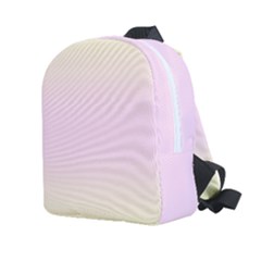 Cream Yellow To Pink Lace Bilinear Gradient Kids  Age 2-4 Lightweight Preschool Backpack
