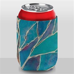 Aqua Batik, Abstract, Colorful Can Holder