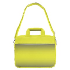 Navy Blue To Electric Yellow Bilinear Gradient Macbook Pro 15  Shoulder Laptop Bag