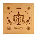 Personalized Horoscope Zodiac Star Name Wood Photo Frame Cube View2